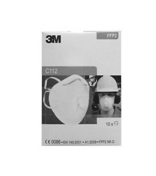 3M™ Atemschutzmaske C112 FFP2 mit Ventil (10 Stück)