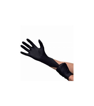 Nitrile Handschuhe- schwarz- puderfrei/ 100 Stück...